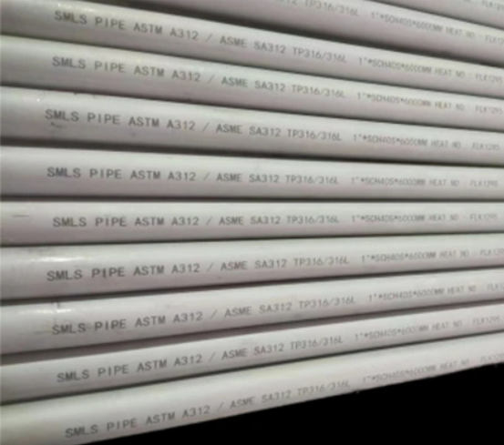 ASTM A312-312M Cold Worked Austenitic  Seemless Stainless Steel Pipes